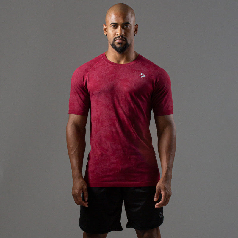 Camiseta Apex Dry New Lupus Vinho - Sem Costura