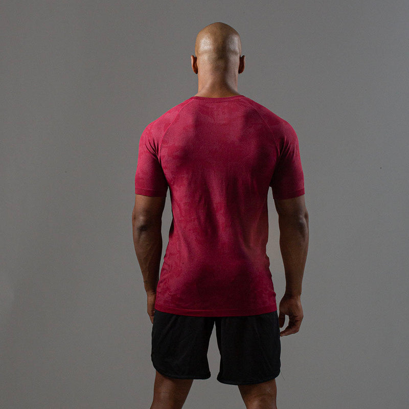 Camiseta Apex Dry New Lupus Vinho - Sem Costura