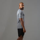 Camiseta Apex Dry New Tenacity Cinza - Sem Costura