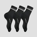 Kit 3 Meias Femininas Cano Médio Preta