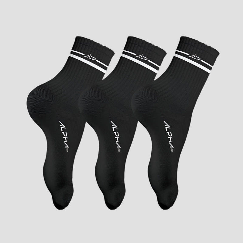 KIT 3 MEIAS FEMININAS CANO MÉDIO