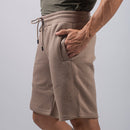 Bermuda de Moletom New Horizon Caqui