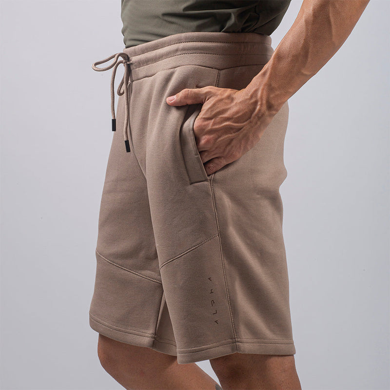 Bermuda de Moletom New Horizon Caqui