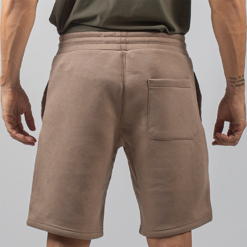 Bermuda de Moletom New Horizon Caqui