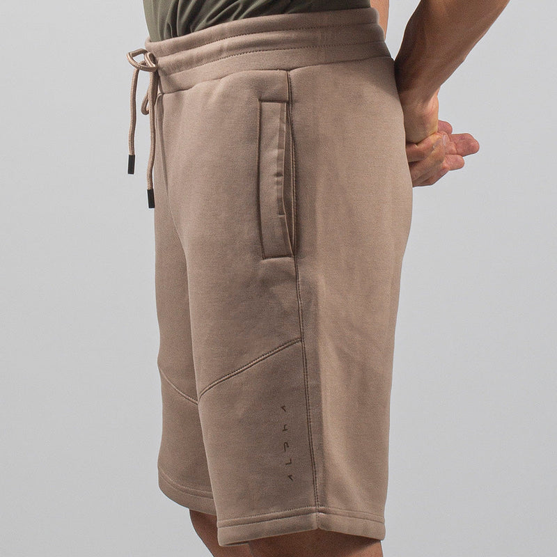 Bermuda de Moletom New Horizon Caqui