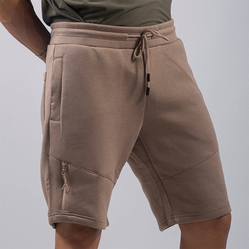 Bermuda de Moletom New Horizon Caqui