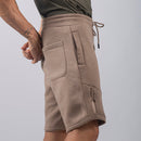 Bermuda de Moletom New Horizon Caqui