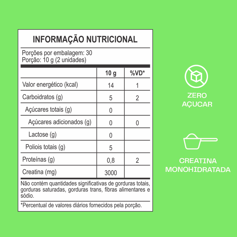 Creatina Maçã Verde Pague 2 Leve 3
