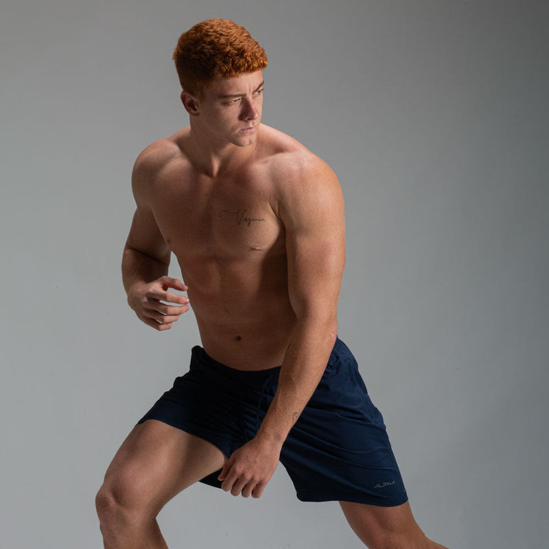 Short Aero Run Dry Fluid Azul Marinho