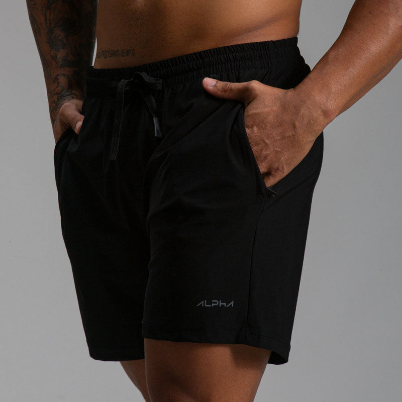 Short Aero Run Dry Fluid Preto