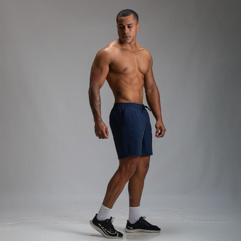 Short Aero Run Dry Lupus Azul Marinho