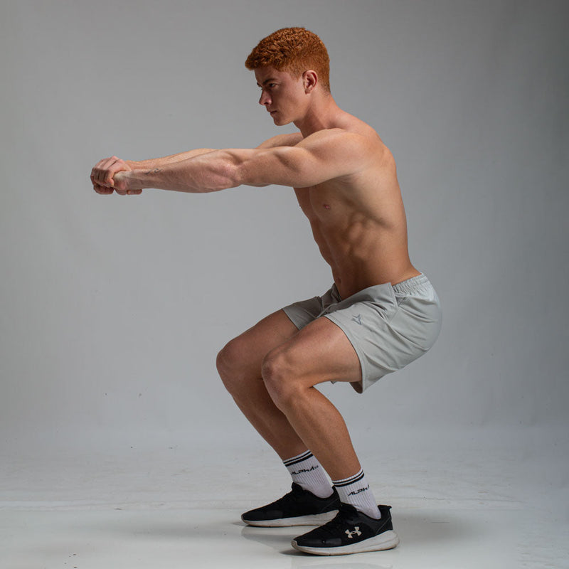 Short Aero Run Dry Lupus Cinza