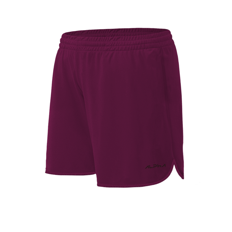 Kit 5 Shorts de Corrida Bordô