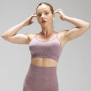 Top Alça Mescla Vinho Seamless Alpha Co