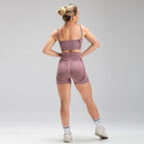 Top Alça Mescla Vinho Seamless Alpha Co