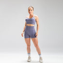 Top Alça Mescla Marinho Seamless Alpha Co