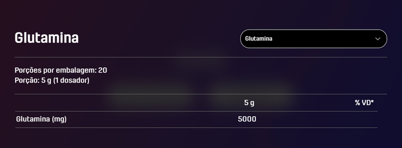 Glutamina 300g Dux Nutrition