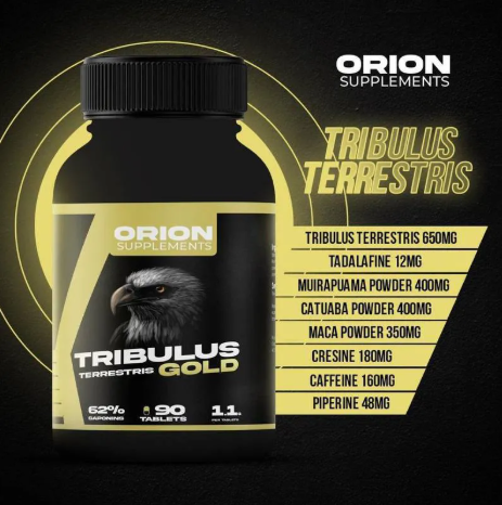TRIBULUS GOLD 62% SAP 90 TB ORION SUPPLEMENTS