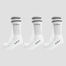 Kit 3 Meias Masculinas Cano Médio Alpha Co - Branco