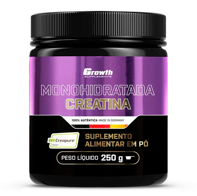 KIT COMPLETO DE SUPLEMENTOS - GROWTH (Albumina 1KG - Whey Protein 1KG - Pré-Workout 300G - Multi Vitaminas 120caps - Creatina 250G - Coqueteleira 1L)