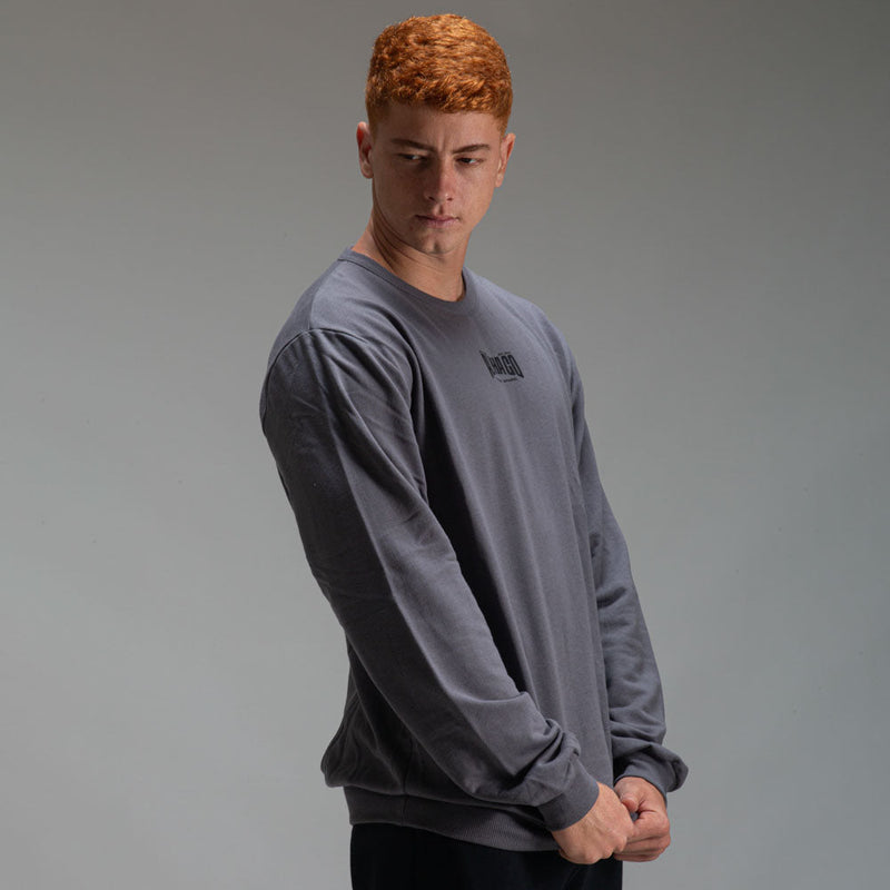 Camisa Moletom Manga Longa Strong Chumbo