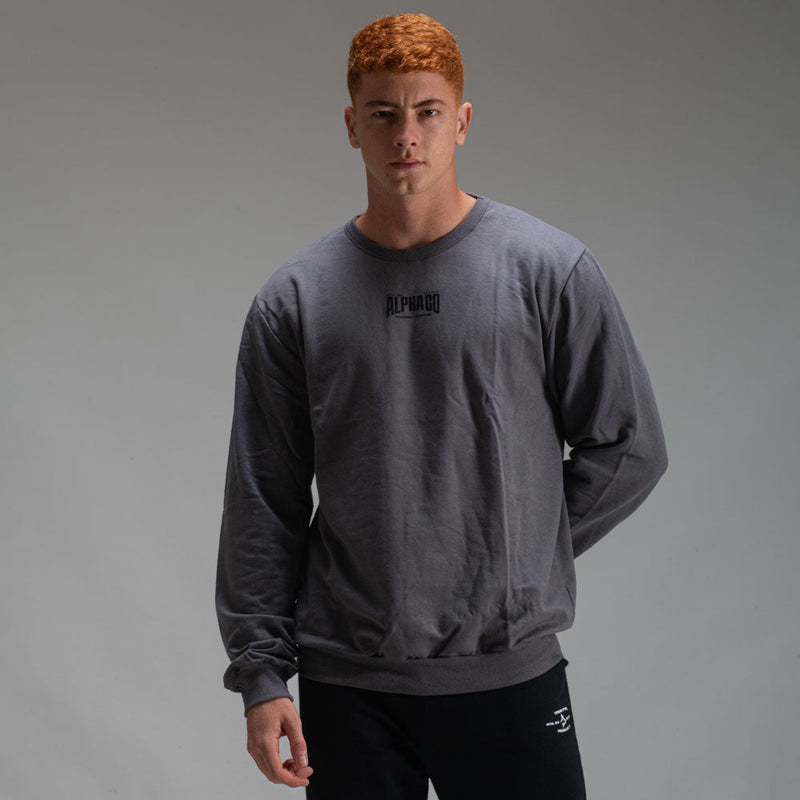 Camisa Moletom Manga Longa Strong Chumbo