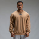 Camisa Moletom Manga Longa Strong Marrom