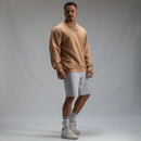 Camisa Moletom Manga Longa Strong Marrom