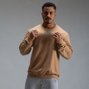 Camisa Moletom Manga Longa Strong Marrom