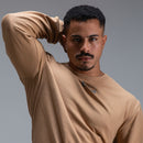 Camisa Moletom Manga Longa Strong Marrom