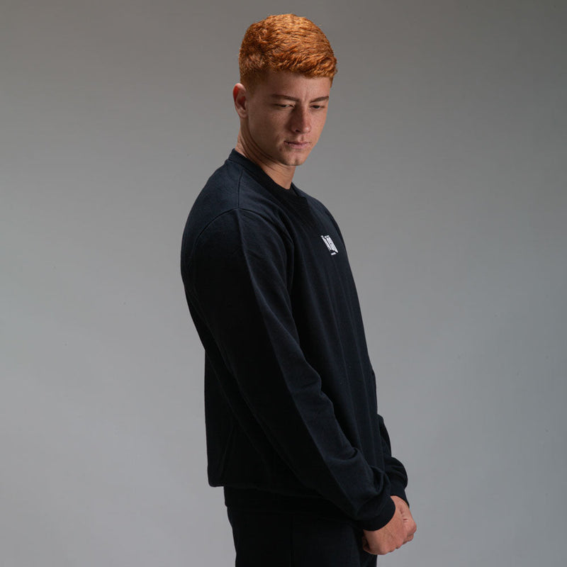 Camisa Moletom Manga Longa Strong Preta