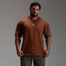 Camiseta Oversized Power Marrom