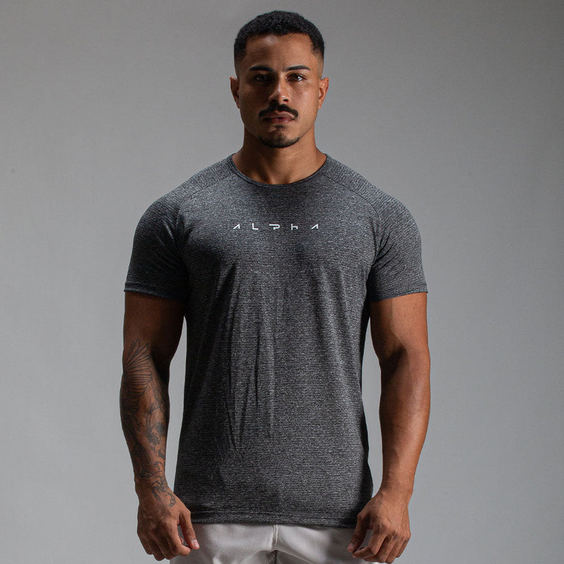 Camiseta Dry Fit Horizon Chumbo