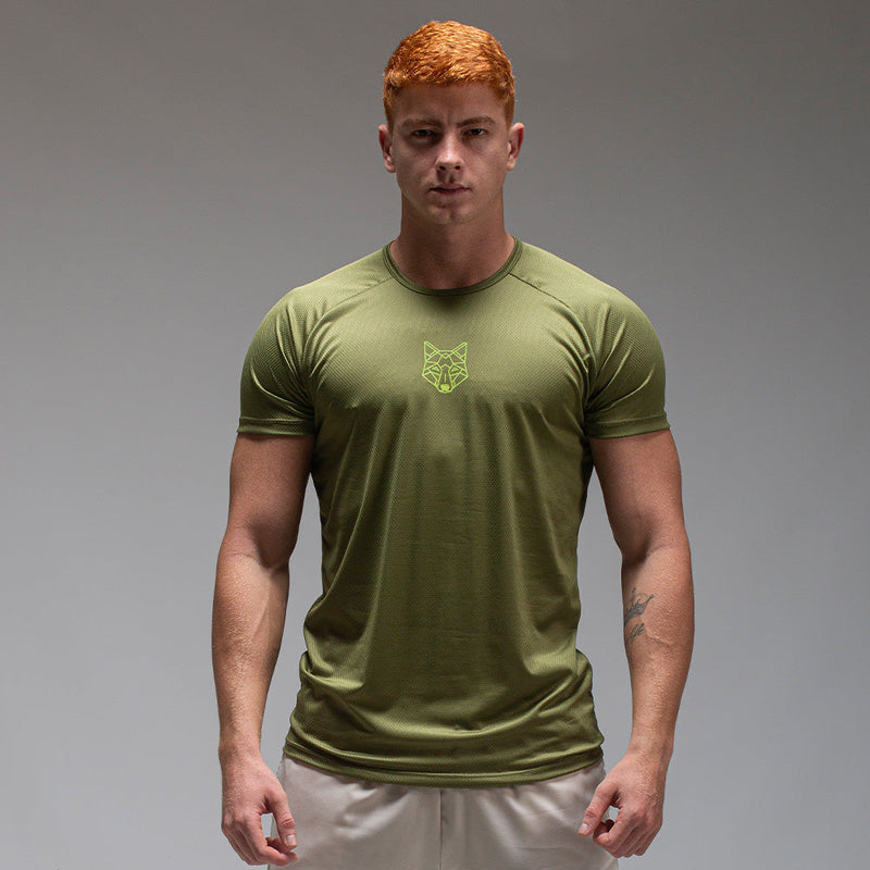 CAMISETA LOBO GEOMÉTRICO