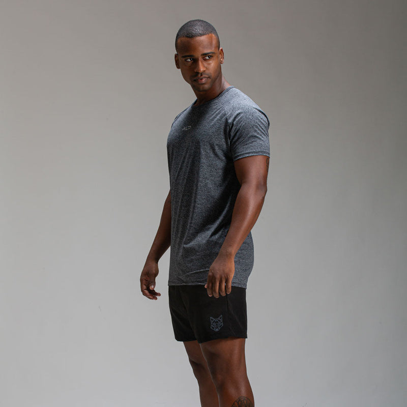 Camiseta Dry Fit ALP Mescla Preto