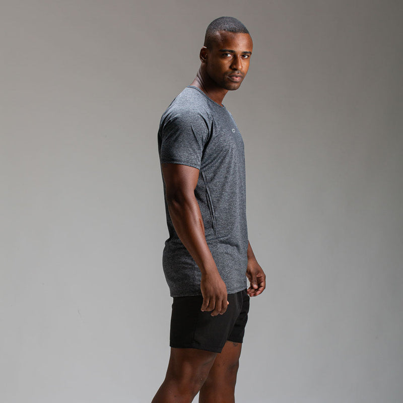 Camiseta Dry Fit ALP Mescla Preto