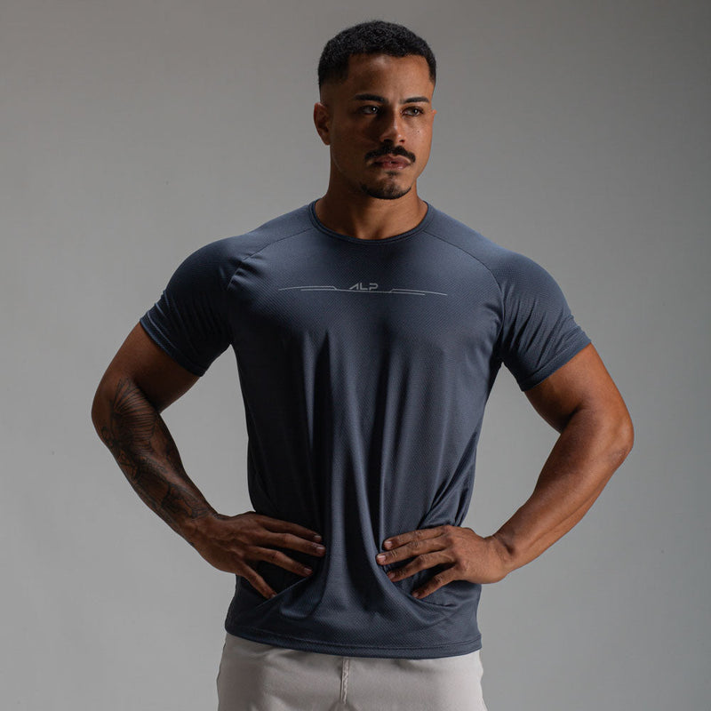 Camiseta Dry Fit Balance Cinza Sombra