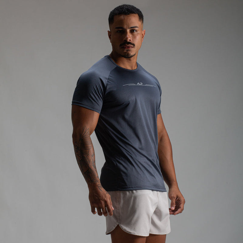 Camiseta Dry Fit Balance Cinza Sombra