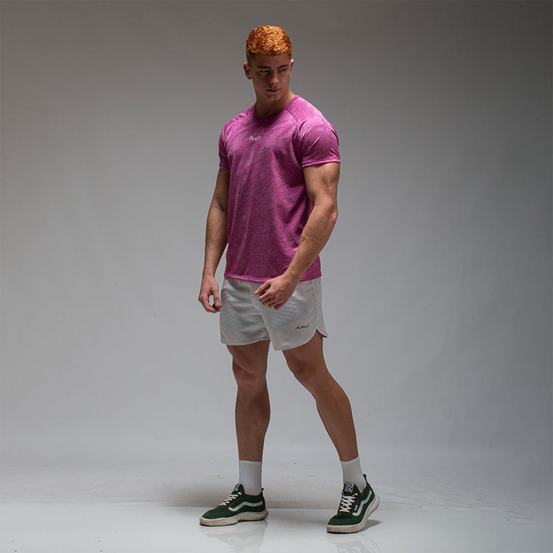 Camiseta Dry Fit Camuflada New Tenacity Rosa Coral