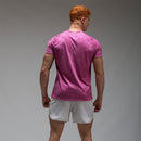 Camiseta Dry Fit Camuflada New Tenacity Rosa Coral