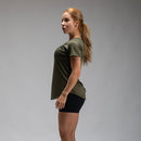 Camiseta Feminina Dry Fit Middle Lupus Verde Uva