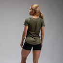 Camiseta Feminina Dry Fit Middle Lupus Verde Uva