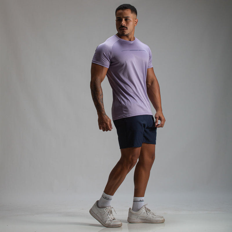 Camiseta Dry Fit Line Move Lilás Malva