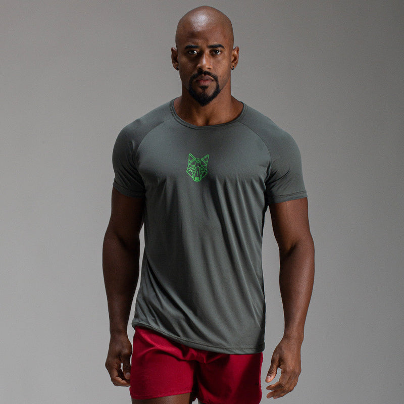 CAMISETA LOBO GEOMÉTRICO