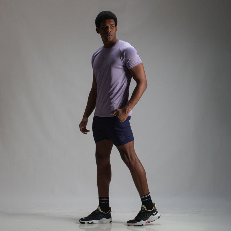 Camiseta Dry Fit Middle Lupus Lilás Malva