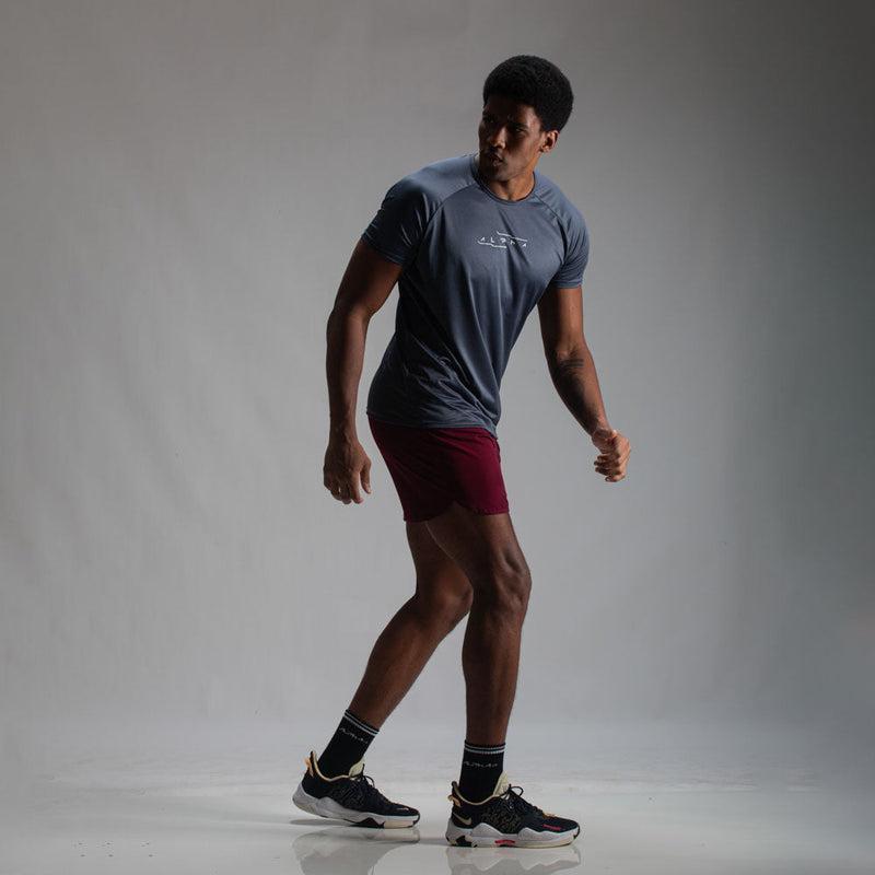 Camiseta Dry Fit Motion Cinza Sombra