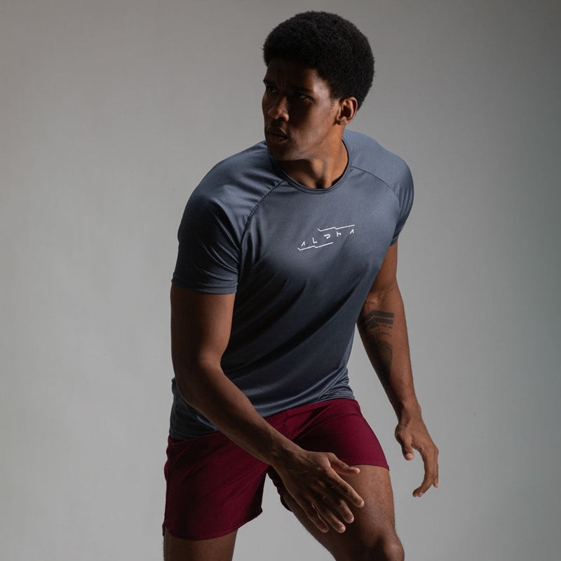 Camiseta Dry Fit Motion Cinza Sombra