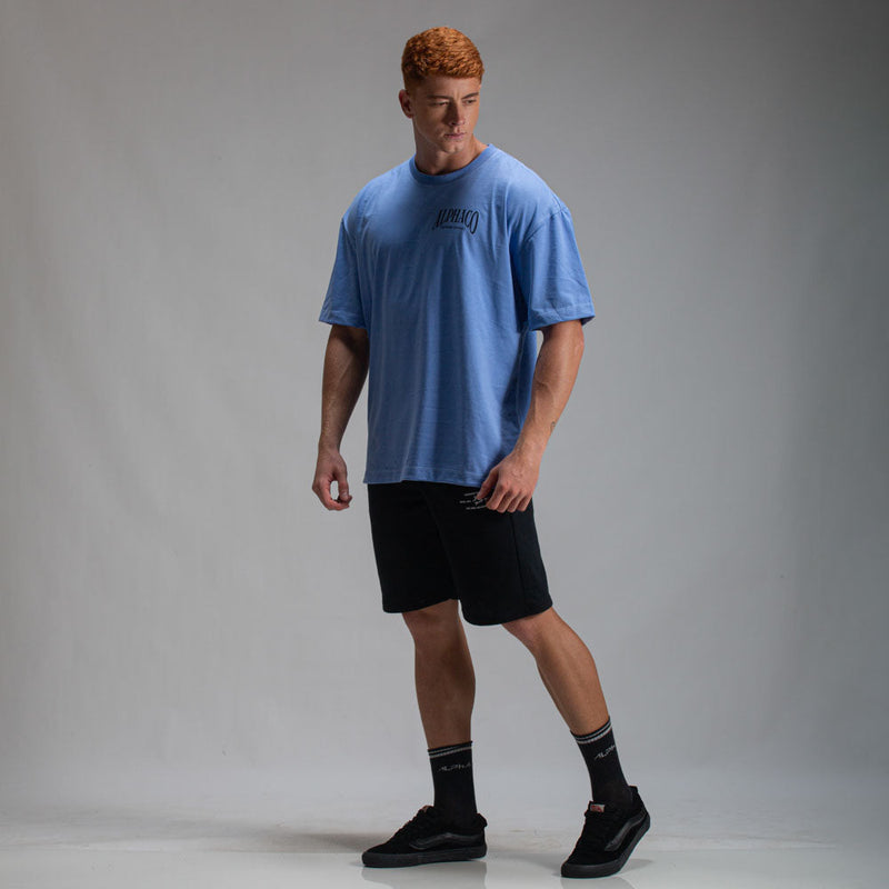 Camiseta Oversized Classic Azul Capri