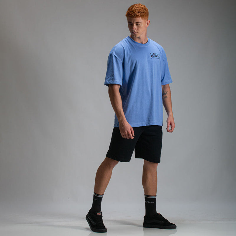 Camiseta Oversized Classic Azul Capri