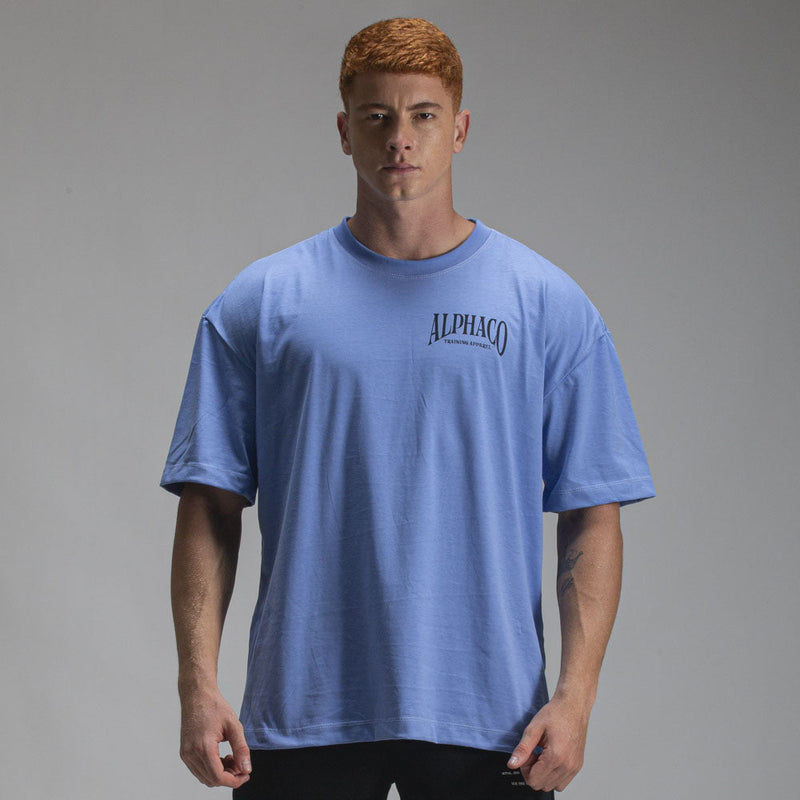 Camiseta Oversized Classic Azul Capri